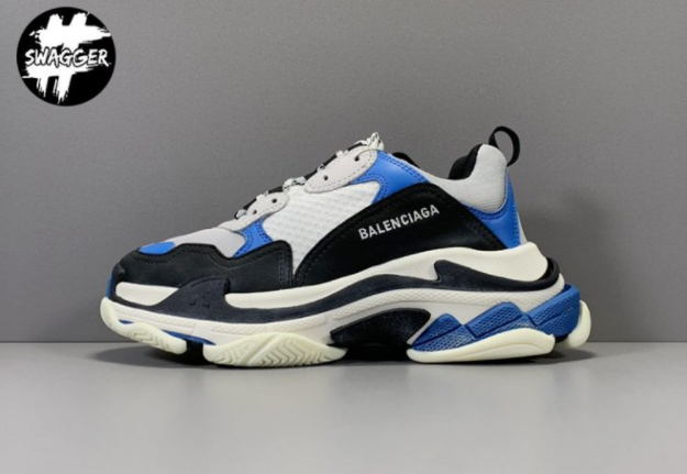 Giày Balenciaga Triple S đế trong màu xanh  Balenciaga Triple S